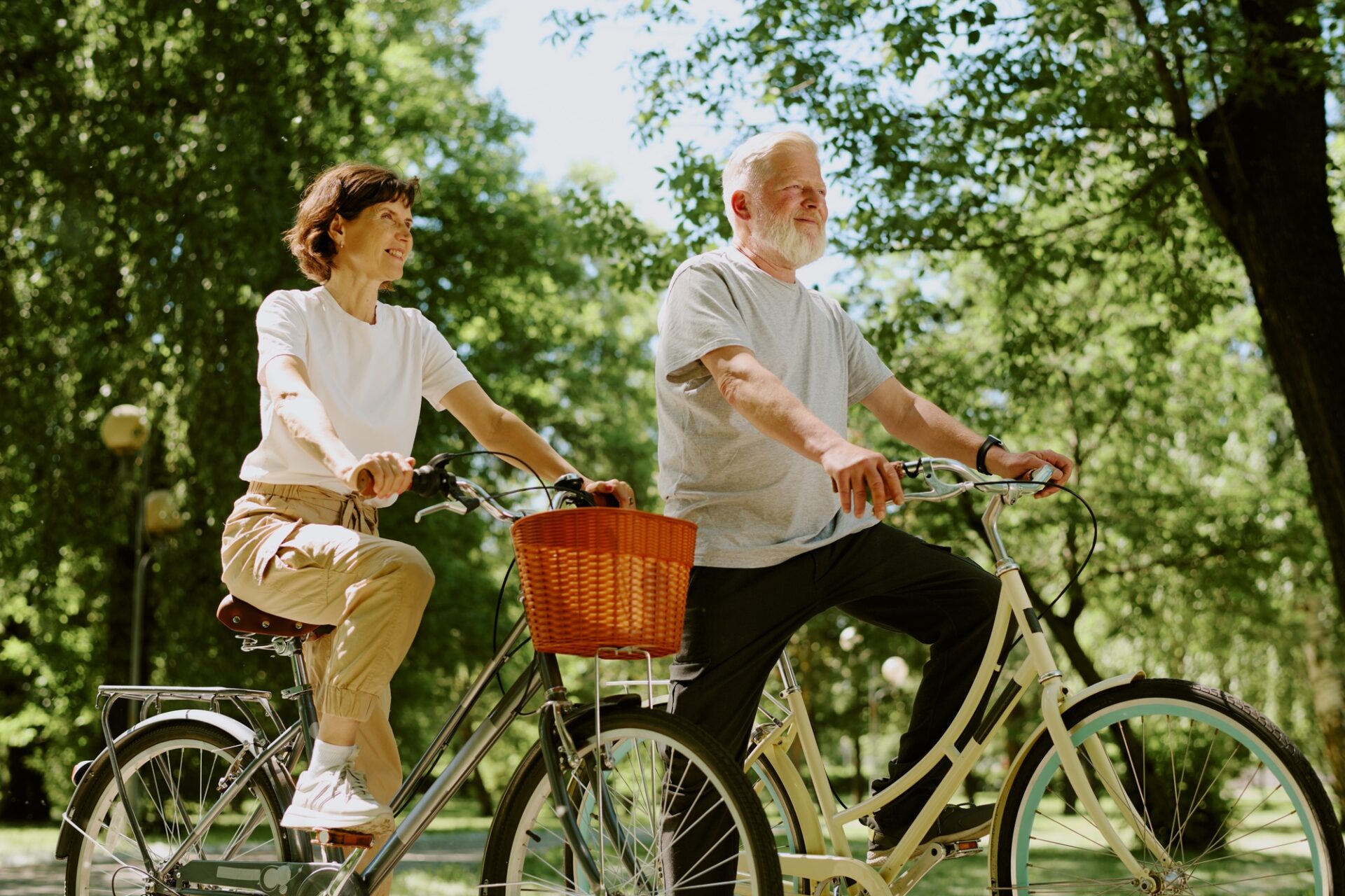 Happy Retired People Riding Bikes, Portugal Financially Independent Visa,