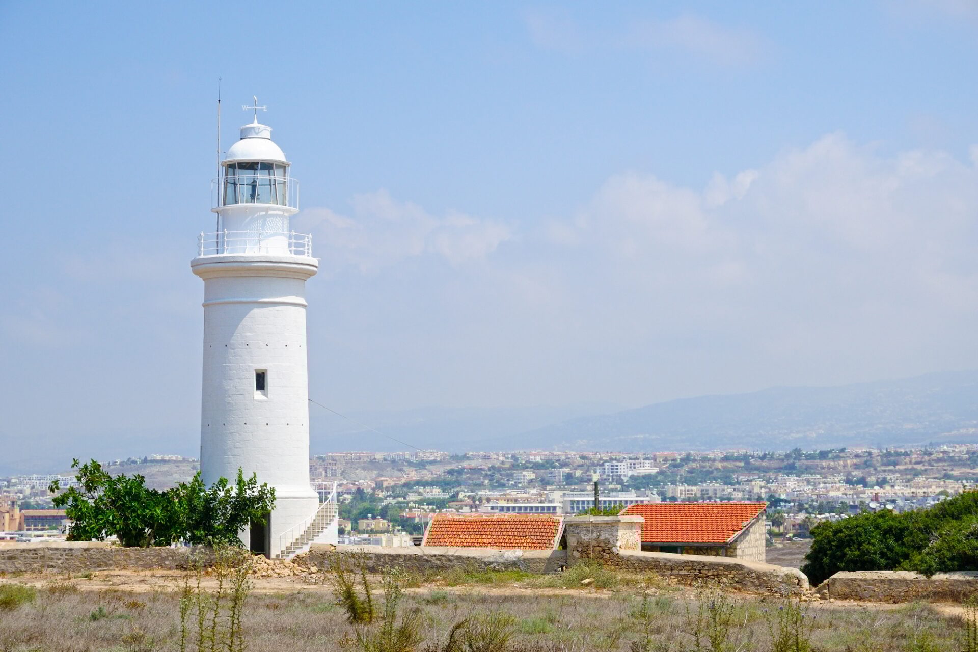 Lighthouse near city of Paphos, Cyprus, Cyprus Residency by Investment,