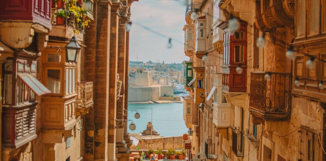 a street in Valletta, Malta